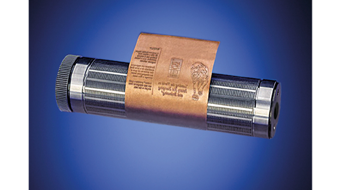 Figure 6.14 - Magnetic base cylinder used with UniFlex flexible foiling dies. Source U.E.I Falcontec