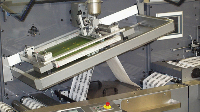 Figure 6.3 - Actual flatbed screen label press. Source- Smag