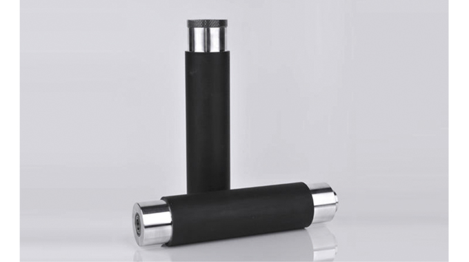 Figure 7.6 - Shows an example of a rubber coated cylinders. Source- Rotometal Company