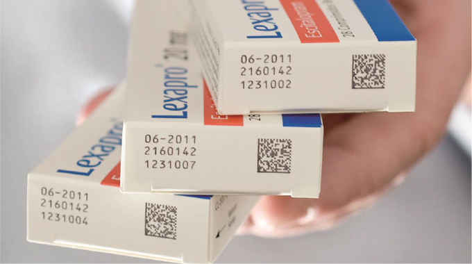 Figure 8.8 - A requirement for prescribed medicines to carry a 2D Datamatrix code and corresponding clear text on every pack