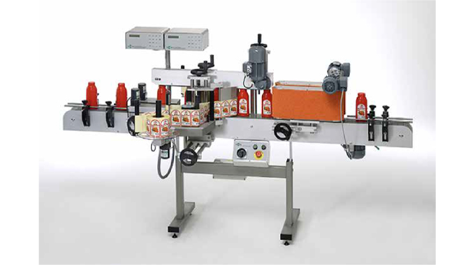 Figure 9.2 Label applicator machine (courtesy Packsys)