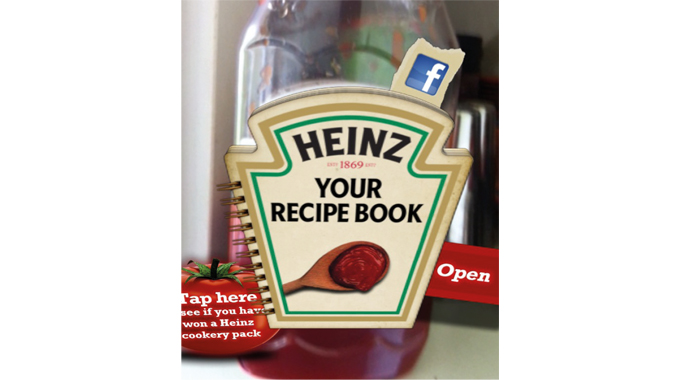 Figure 9.6 - This Heinz ketchup bottle delivers an AR experience when an app is switched on and the smartphone or tablet is directed towards the bottle label