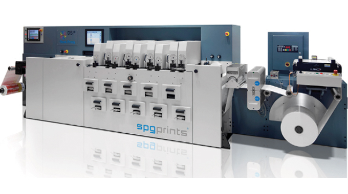 Stork Prints DSI stand-alone digital printing press