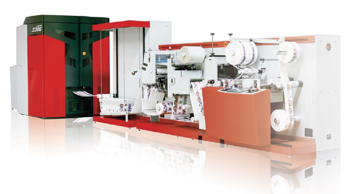 Xeikon 3300 digital label press with DCoat finishing equipment