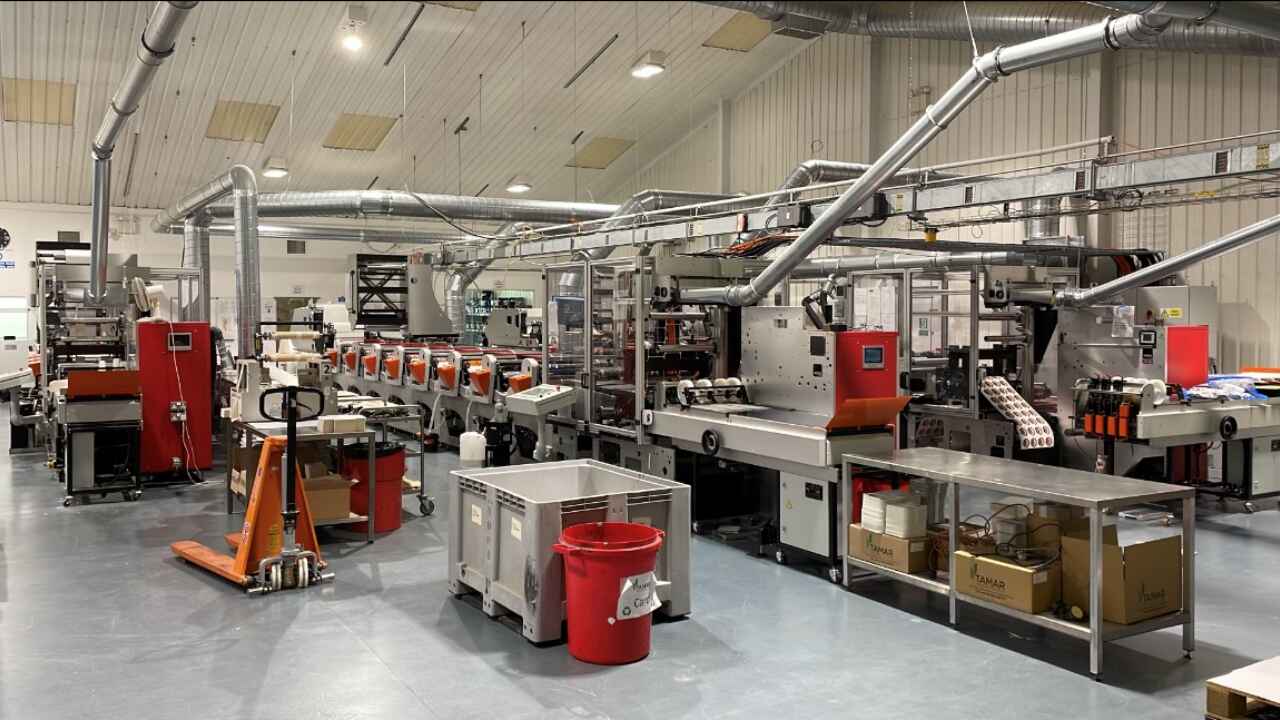 Edale machine park at Tamar Packaging
