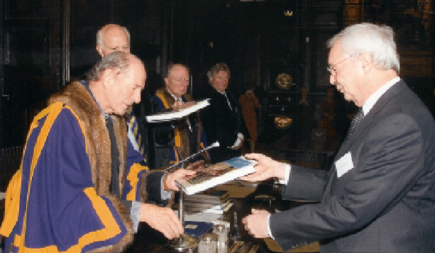 Being made a Freeman of the Worshipful Company of Stationers in 2005