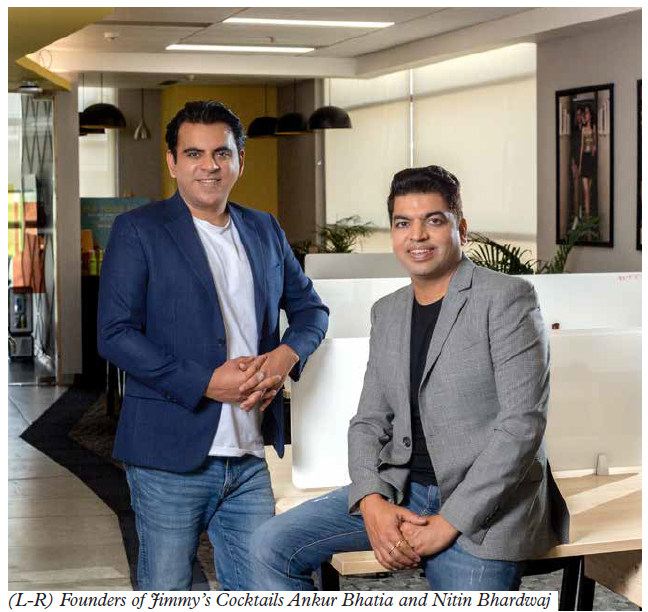 (L-R) Founders of Jimmy’s Cocktails Ankur Bhatia and Nitin Bhardwaj