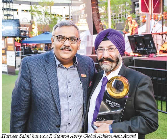 Harveer Sahni has won R Stanton Avery Global Achievement Award