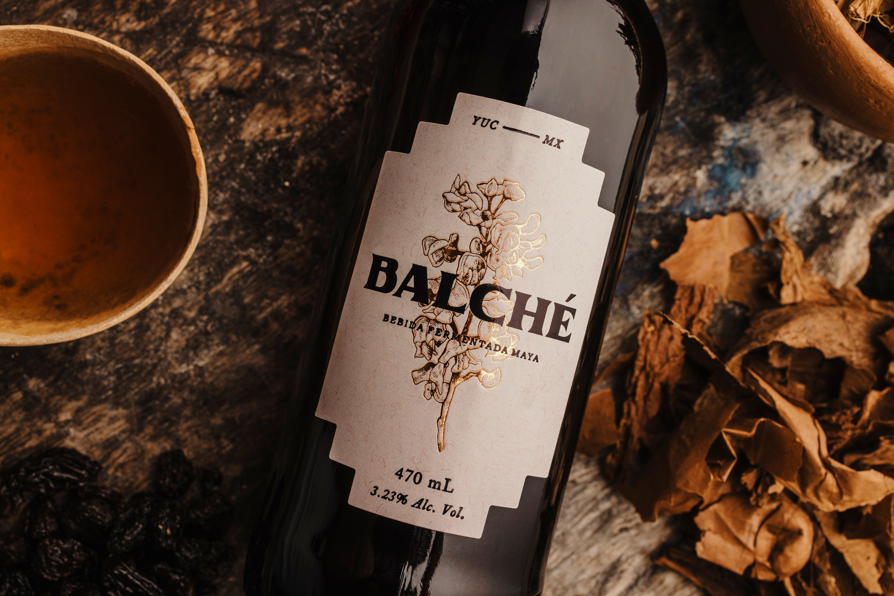 Kimbal Studio's Mayan-inspired label for Balché liqueur | Labels & Labeling