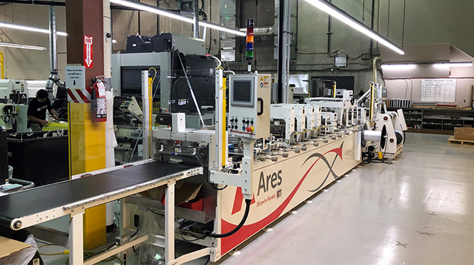 Associated Labels installs Hudson-Sharp Ares 400-SUP | Labels & Labeling