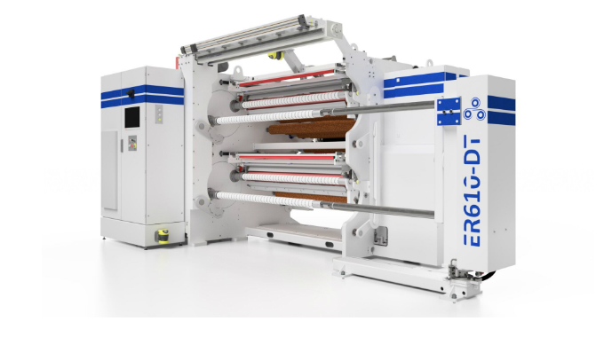 Atlas unveils new compact dual turret slitter rewinder | Labels & Labeling