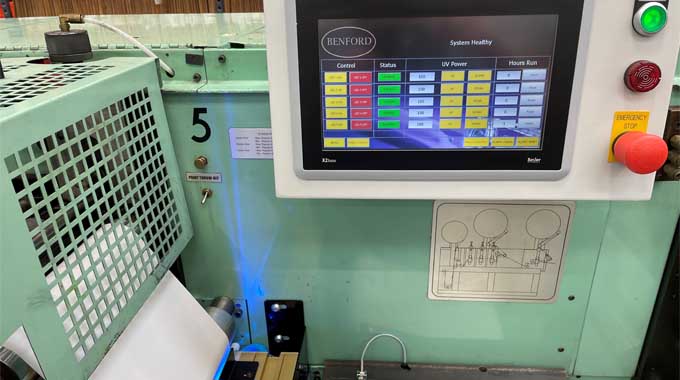 Aztec Label adds second Benford UV curing system - Vimarsana News