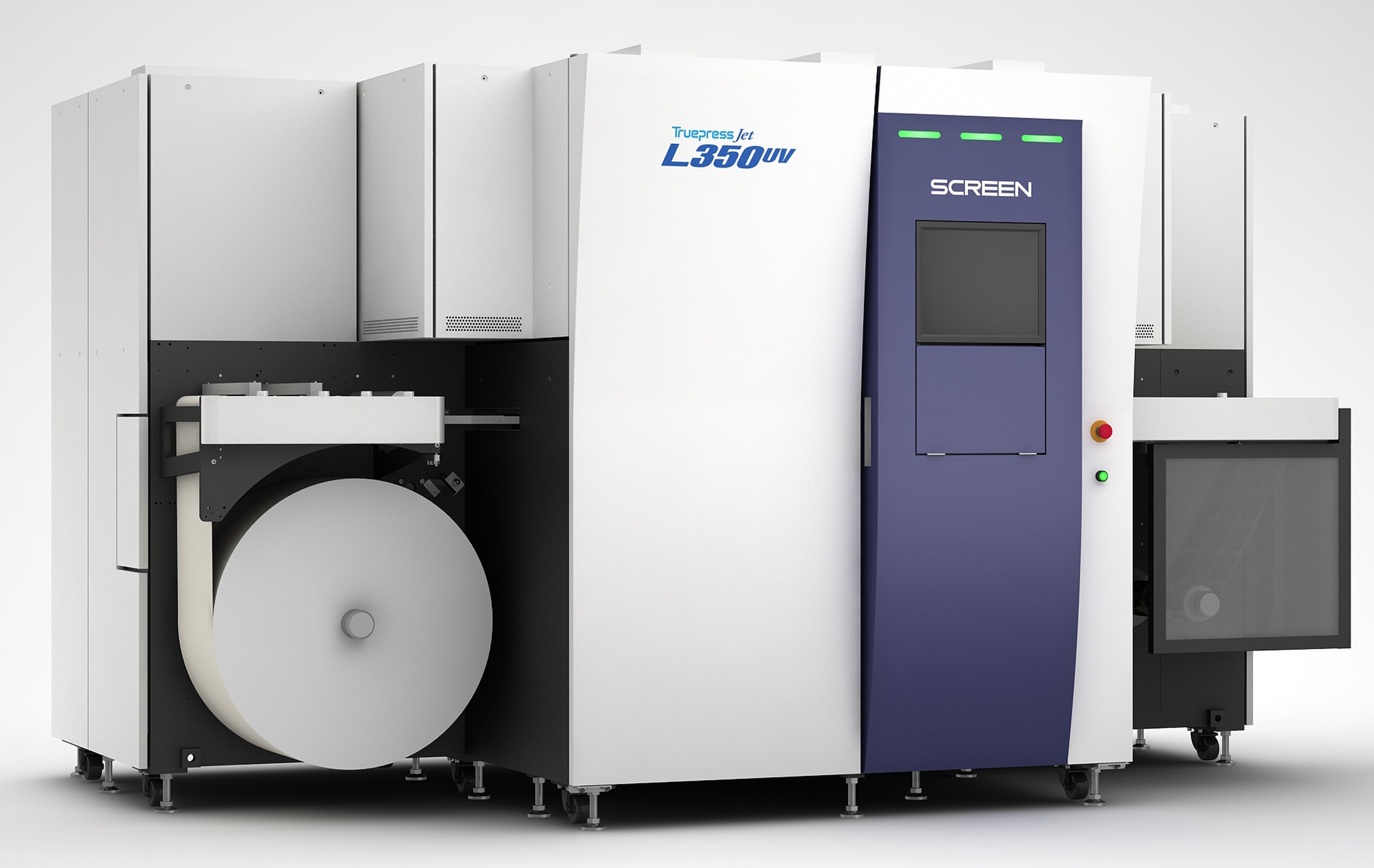 Specialty tape printer installs Screen Truepress Jet L350UV press