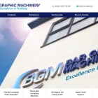 Bar Graphic Machinery (BGM) has launched a new, fully responsive website