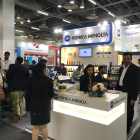 The Konica Minolta stand at Labelexpo India 2018
