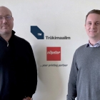 (L-R) Janek Zupsman, CEO, and Hannes Truumäe, sales director, of Trükimaailm AS, Nilpeter's new agent for Finland and the Baltic region – Estonia, Latvia, and Lithuania