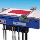 RK Print Coat Instruments has modified the K 303S Multicoater base unit with a fully integrated servo drive and touch screen control 