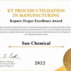 Sun Chemical has won two awards at the Kepner-Tregoe Excellence Awards