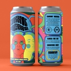 Turner Labels has teamed up with a local Mirror Twin Brewery to design a blacklight label that reveals hidden images and humorous secret messages