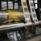 Enhancement of shrink sleeves with 3D single images requires a machine that can place individual images in register. Pantec’s Cheetah N system places 20 images per second on up to six foil streams