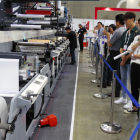 An MPS EF 530 drew lots of interest at K-Print 2018