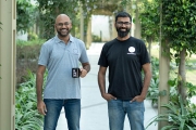 (L-R) Nitin Vishwas and Rohan Rehani, co-founders of Moonshine Meadery