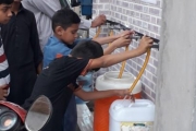 British label converter AA Labels has made a major donation as part of its charity activities by installing a water treatment plant outside the free health clinic the company runs in Lahore, Pakistan. 