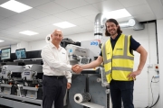 A B Graphic International (ABG) has worked with self-adhesive labels specialist, Mercian Labels, to take a leap forward in print and finishing automation and integratio