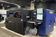 Dilli shows Neo Picasso, its new digital inkjet label press, which includes upgraded web control technology for more precise printing.