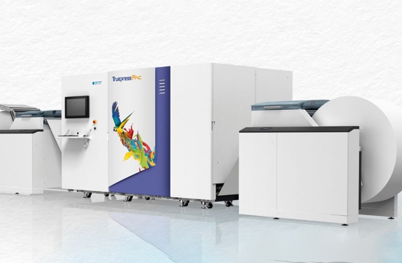 Screen has confirmed it is developing Truepress PAC520P, a high-speed inkjet system for printing onto paper-based substrates, using water-based, food-compliant inks for sustainable, flexible packaging applications