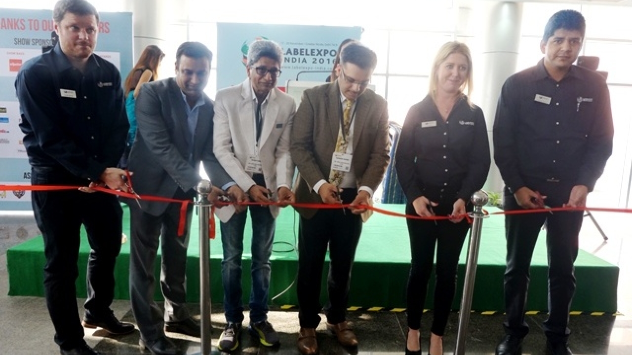 Dignitaries inaugurated the Labelexpo India 2016 show