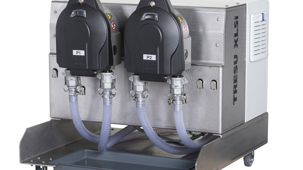 The Tresu XL5i coating circulator is designed for sensitive UV and water-based varnishes The Tresu XL5i coating circulator is designed for sensitive UV and water-based varnishes