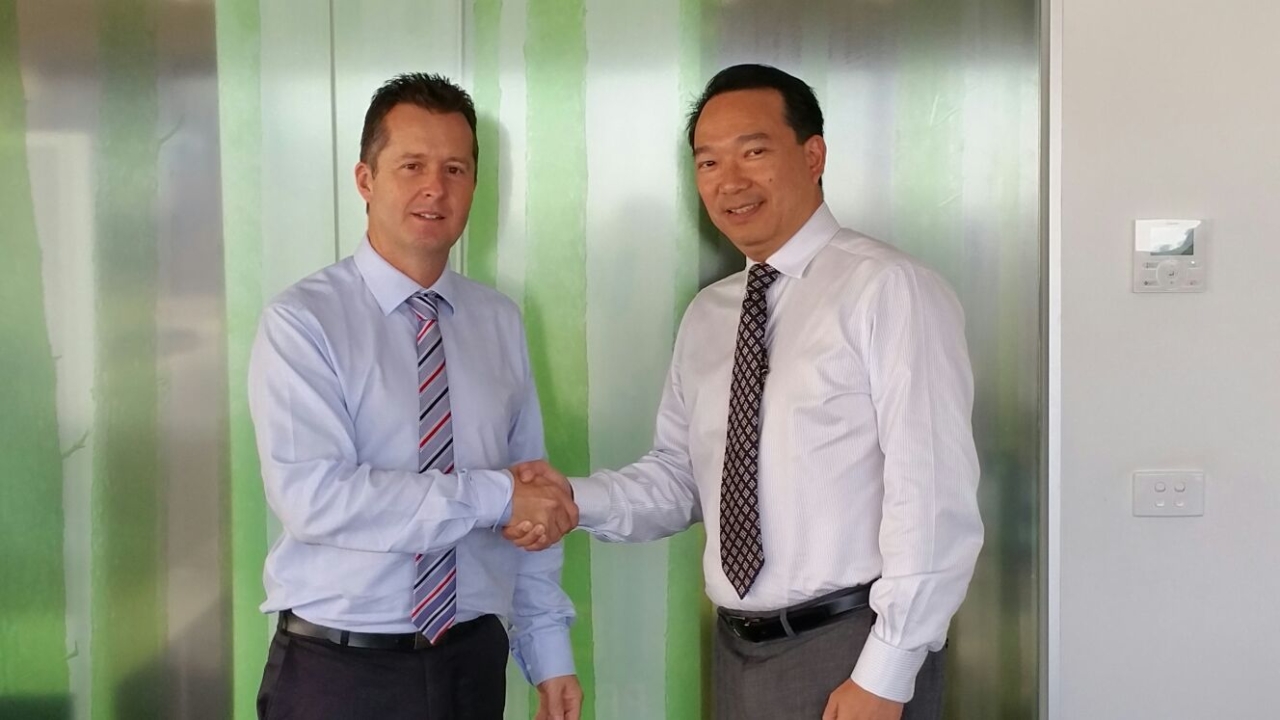 BJ Ball CEO Craign Brown (left) and Yenom CEO Alvin Charm (right) BJ Ball CEO Craign Brown (left) and Yenom CEO Alvin Charm (right)