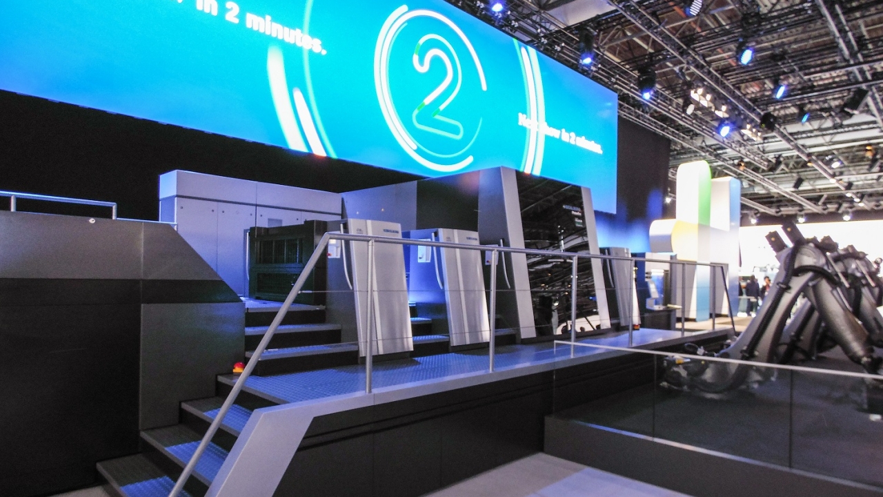 Heidelberg Primefire 106, as seen on the Heidelberg stand at drupa 2016