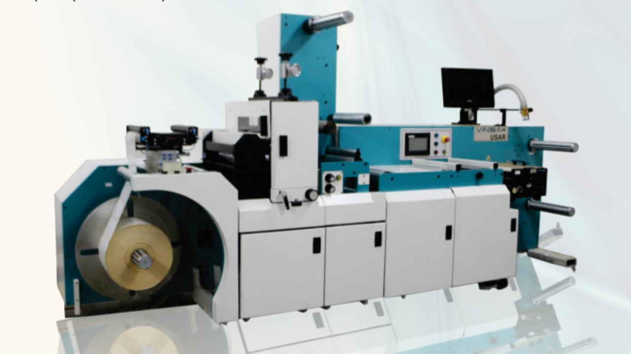 Vinsak Usar modular system for label finishing 