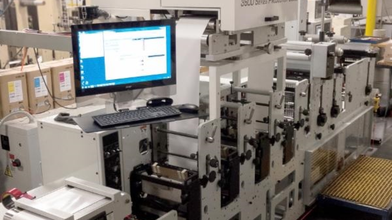 DLS has integrated the Mark Andy Digital +3600, a 4-color digital inkjet print module, onto a 10in-wide Mark Andy 2200 flexo press