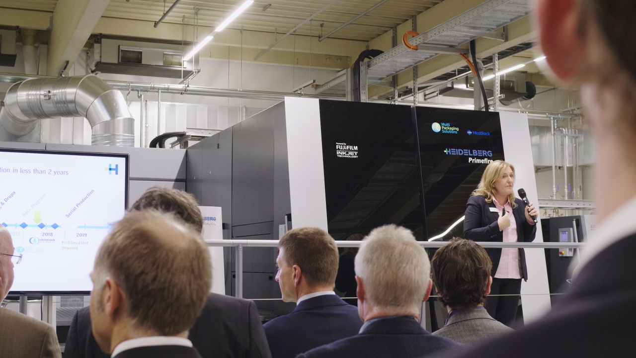 More than 70 customers from 40 packaging manufacturers from all over Europe attended the open house More than 70 customers from 40 packaging manufacturers from all over Europe attended the open house