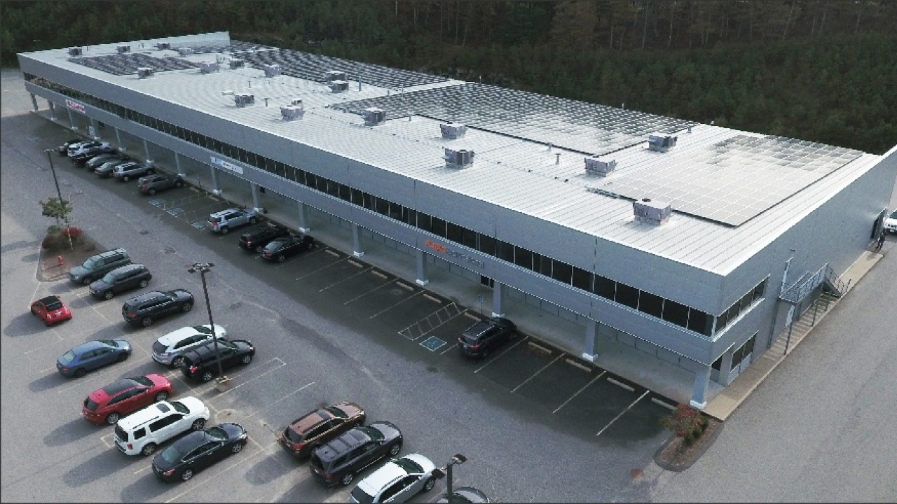Flexo Concepts facility powered by solar energy