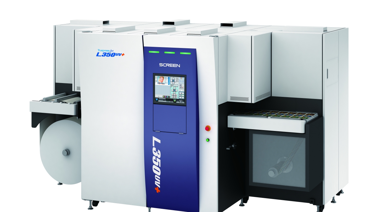 Screen has recorded success with its Truepress Jet L350UV inkjet label press Screen has recorded success with its Truepress Jet L350UV inkjet label press