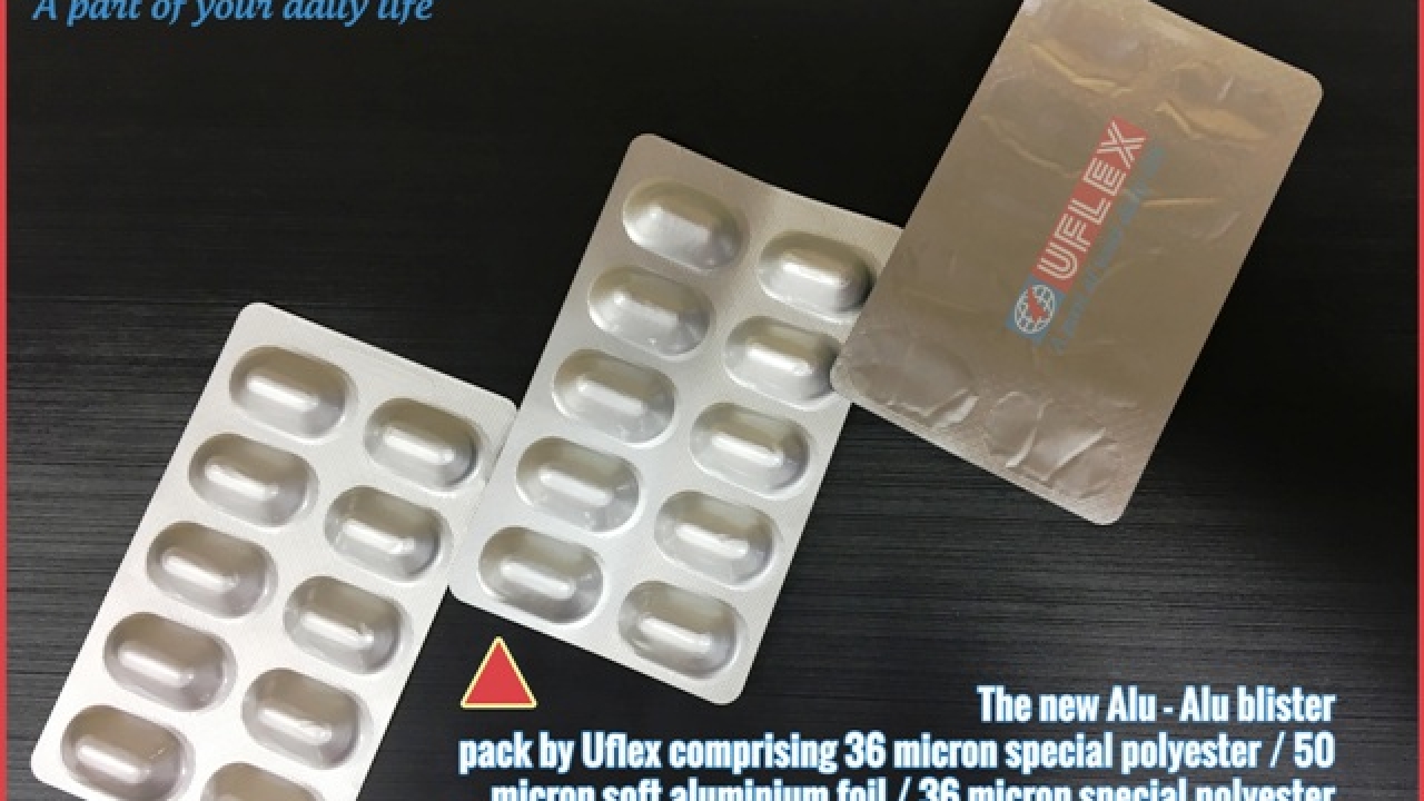 Uflex develops new film for blister packaging laminates