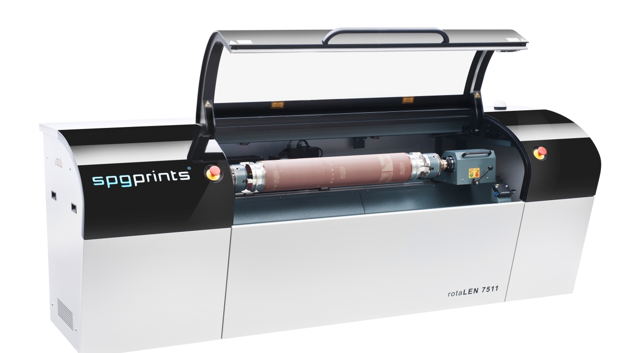 A version of SPGPrints’ rotaLEN laser engraver is now available for imaging screens up to 914mm wide A version of SPGPrints’ rotaLEN laser engraver is now available for imaging screens up to 914mm wide