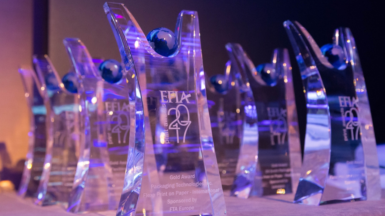 Skymark has won a double gold award for its holographic print at the European Flexographic Industry Association annual print awards Skymark has won a double gold award for its holographic print at the European Flexographic Industry Association annual print awards