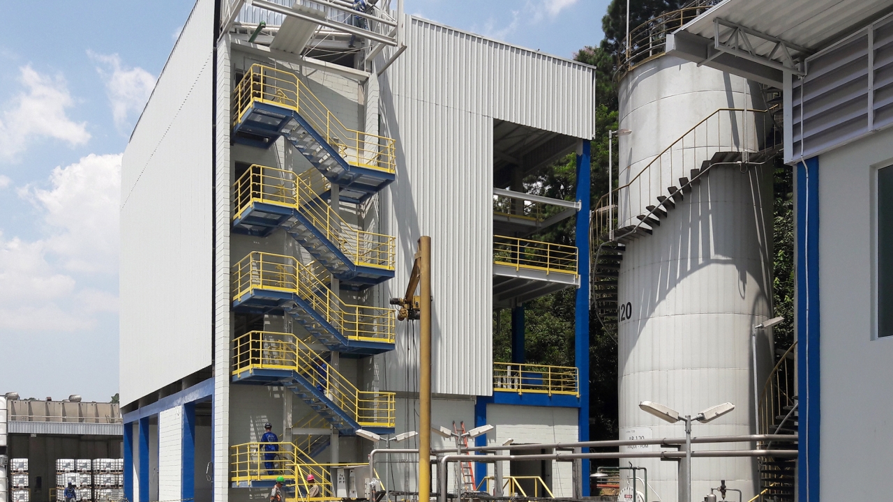 Wacker's new silicone production in Jandira, Brazil