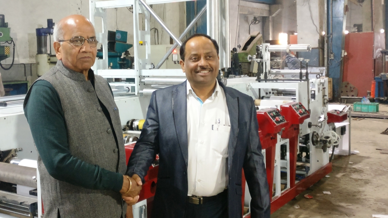 Dr. SK Garg, managing director of NBG with MD Sabhajeet Singh, managing director of Webtech Engineering