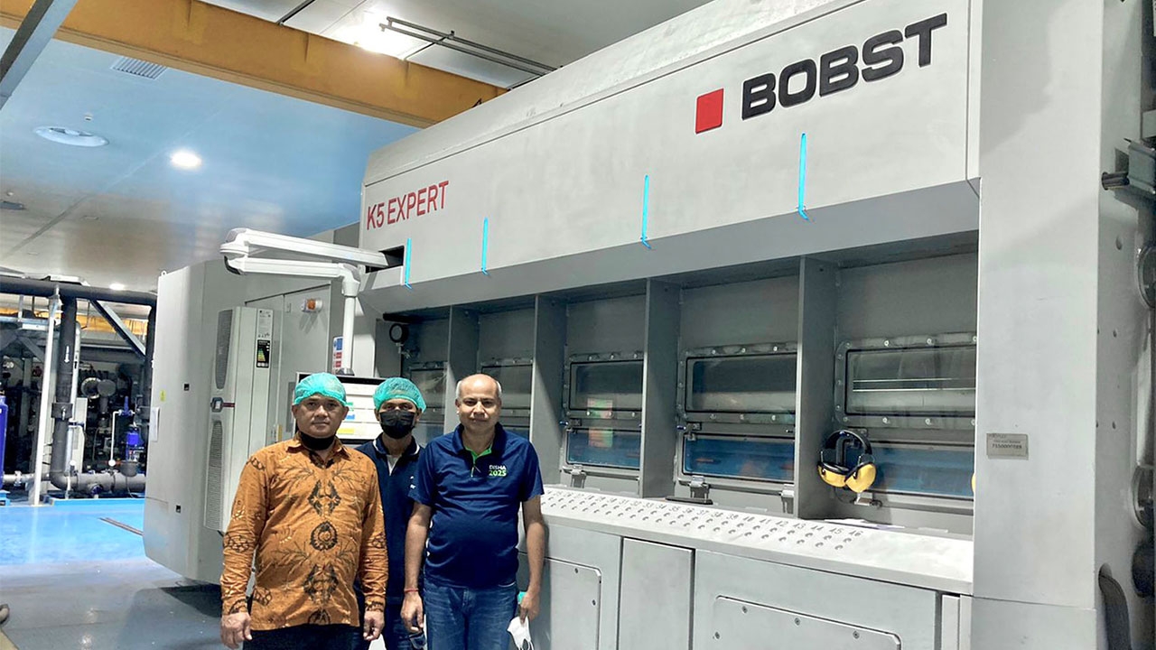 PT Polyplex Indonesiamhas installed a Bobst Expert K5 3650 to meet its customers’ demand and support new applications