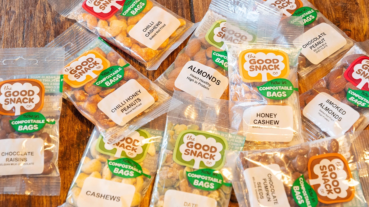 The Good Snack Company opts for Parkside compostable packaging