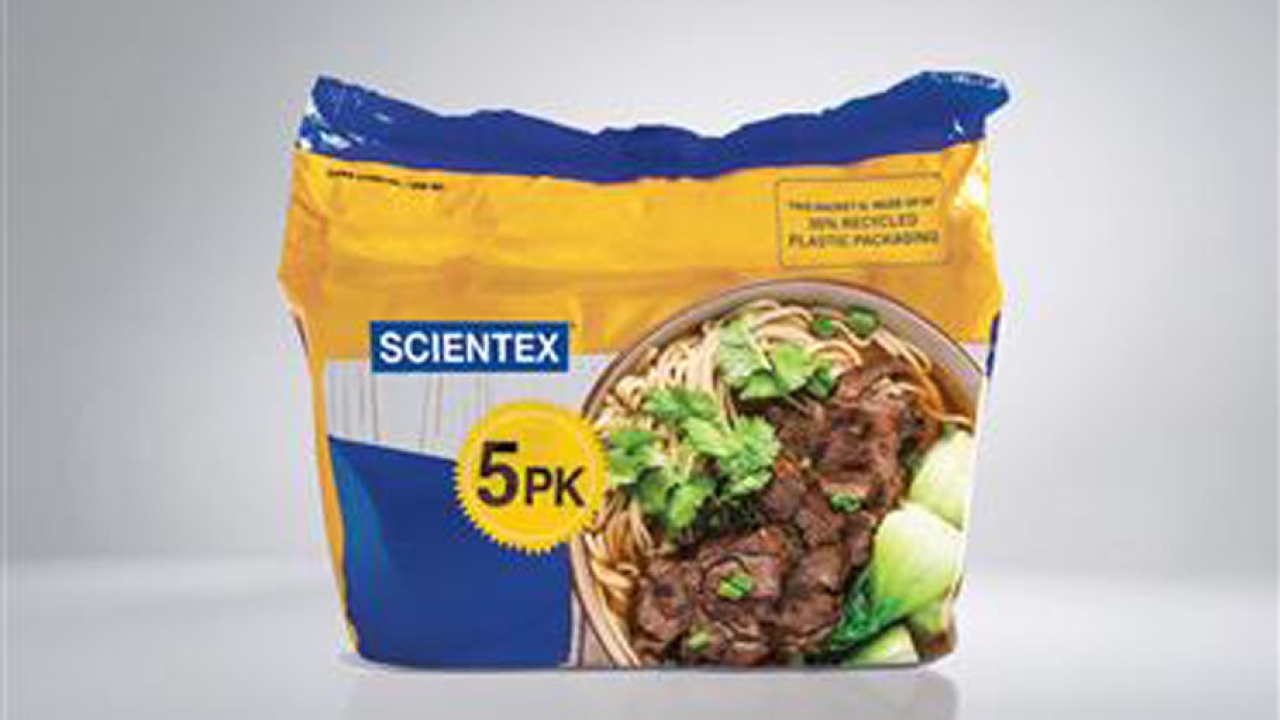 Sabic has collaborated with Scientex in the packaging value chain to enable the manufacturer to develop material for the reportedly world’s first flexible food packaging made based on advanced recycled OBP, using Sabic certified circular polypropylene (PP).