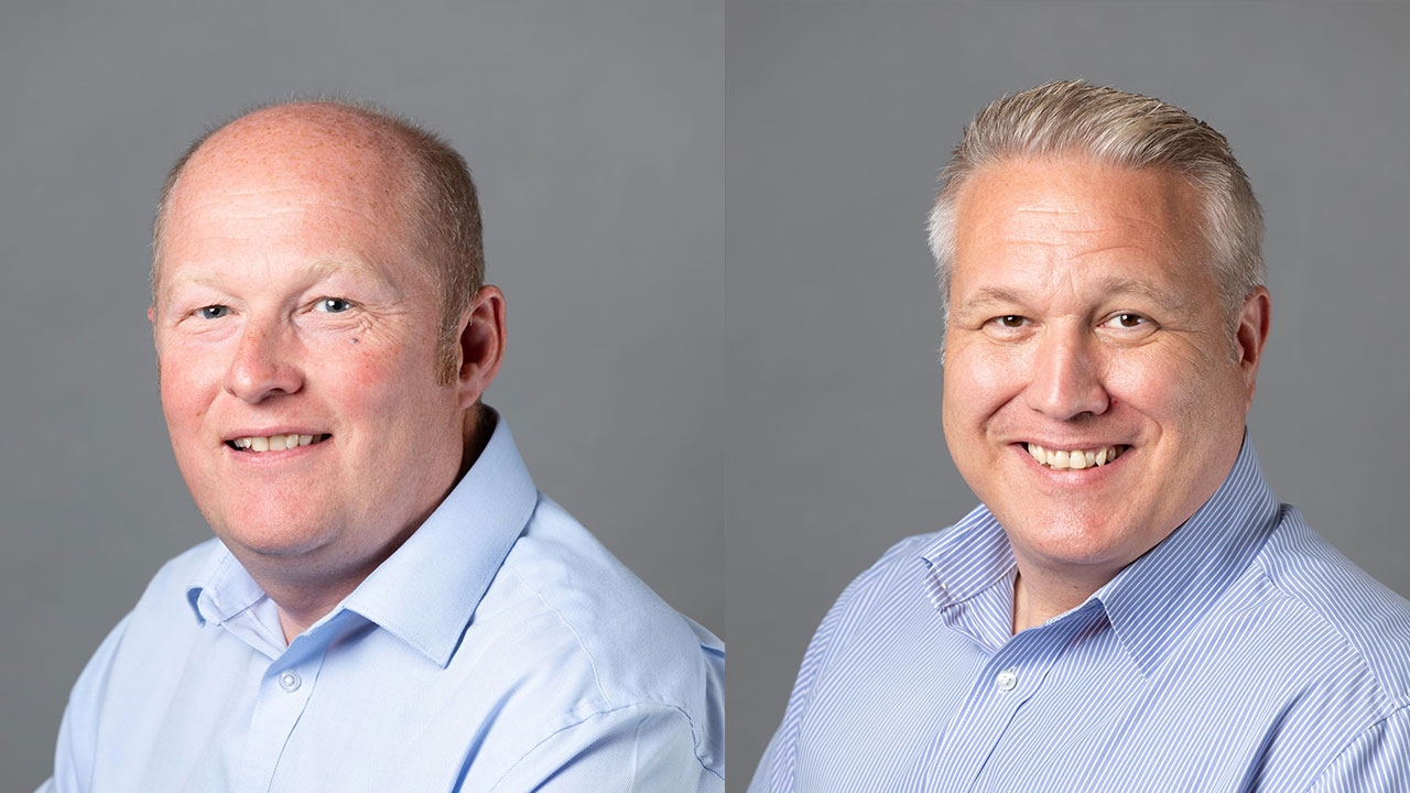 L-R: Chris Smith and Russell Lambert, new account managers for commercial and industrial print at Epson UK