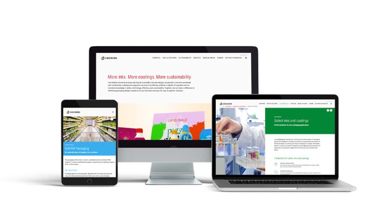 The new website has a modern look and feel and offers a wide range of content – from company insights, products and its own sustainability efforts