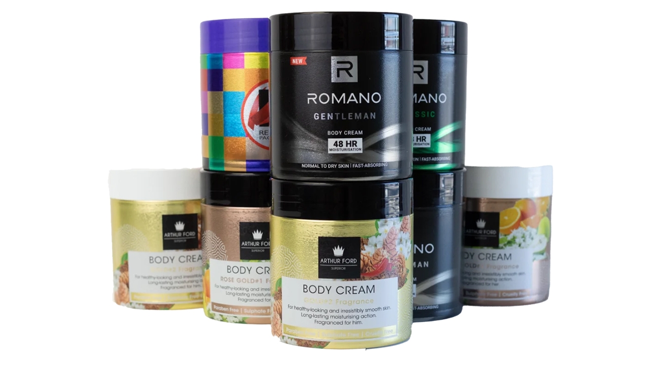 Best use of IML winner in 2023 edition of the competition awarded to Ren-Flex Packaging South Africa for the Romano Classic Body Cream packaging